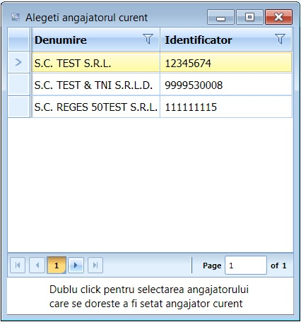 generarea registrului